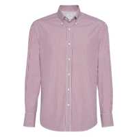 Camasi Brunello Cucinelli Striped Cotton Shirt Barbati