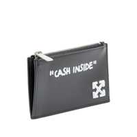 Accesorii Off-White pentru Barbati - Portofele Off-White Off-White Card Holder Off-White Cash Inside Black Black Barbati (BM 19399977) - B-mall.ro