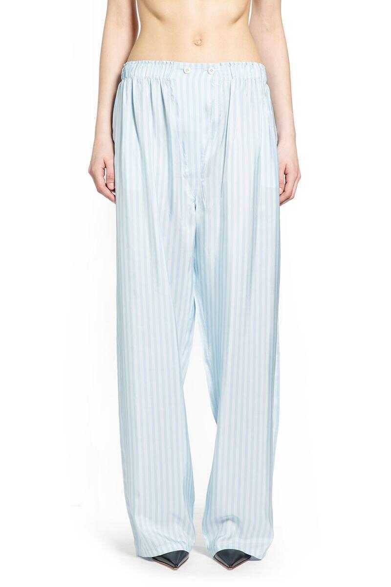 Pantaloni casual Prada Prada Trousers BLUE Femei (BM 19400061) 1