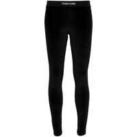 Pantaloni casual Tom Ford Velvet Leggings Femei