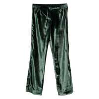 Pantaloni casual F.R.S. - For Restless Sleepers Velvet High-Waisted Trousers Femei
