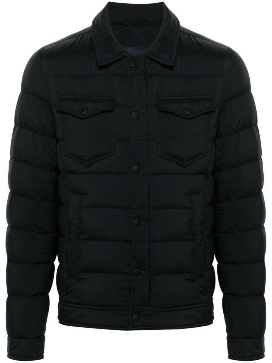 Geci Herno Herno La Denim Nylon Jacket Black Barbati (BM 19400295) 1