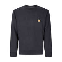 Pulovere Maison Kitsuné Fox Head Cotton Sweatshirt Barbati
