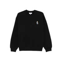 Pulovere Maison Kitsuné Dressed Fox Cotton Crewneck Sweatshirt Barbati