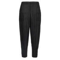 Pantaloni casual Pleats Please Issey Miyake 'Fluffy Basics' Pants Femei