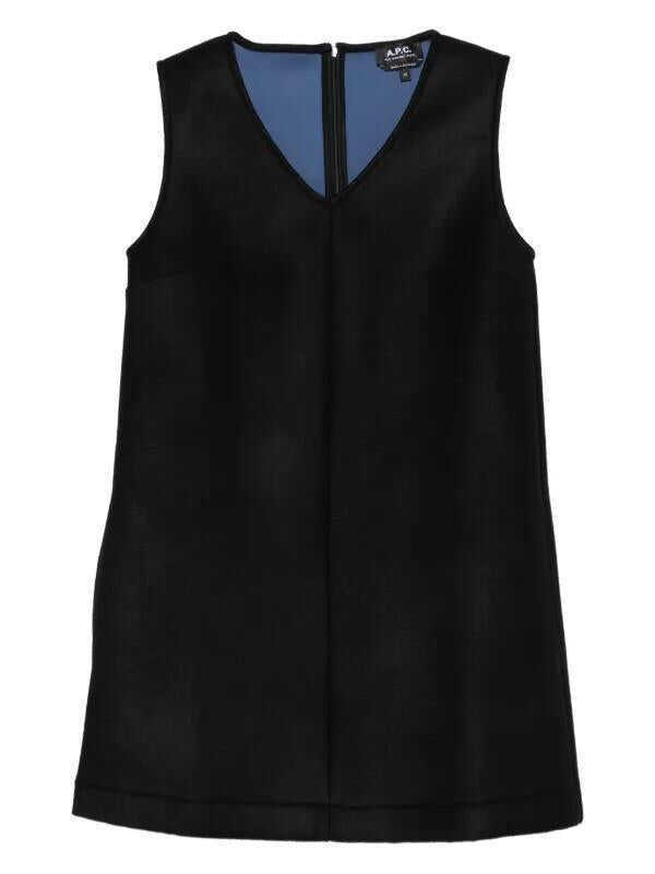 Rochii A.P.C. A.P.C. Robe Gabby Black Femei (BM 19400463) 1