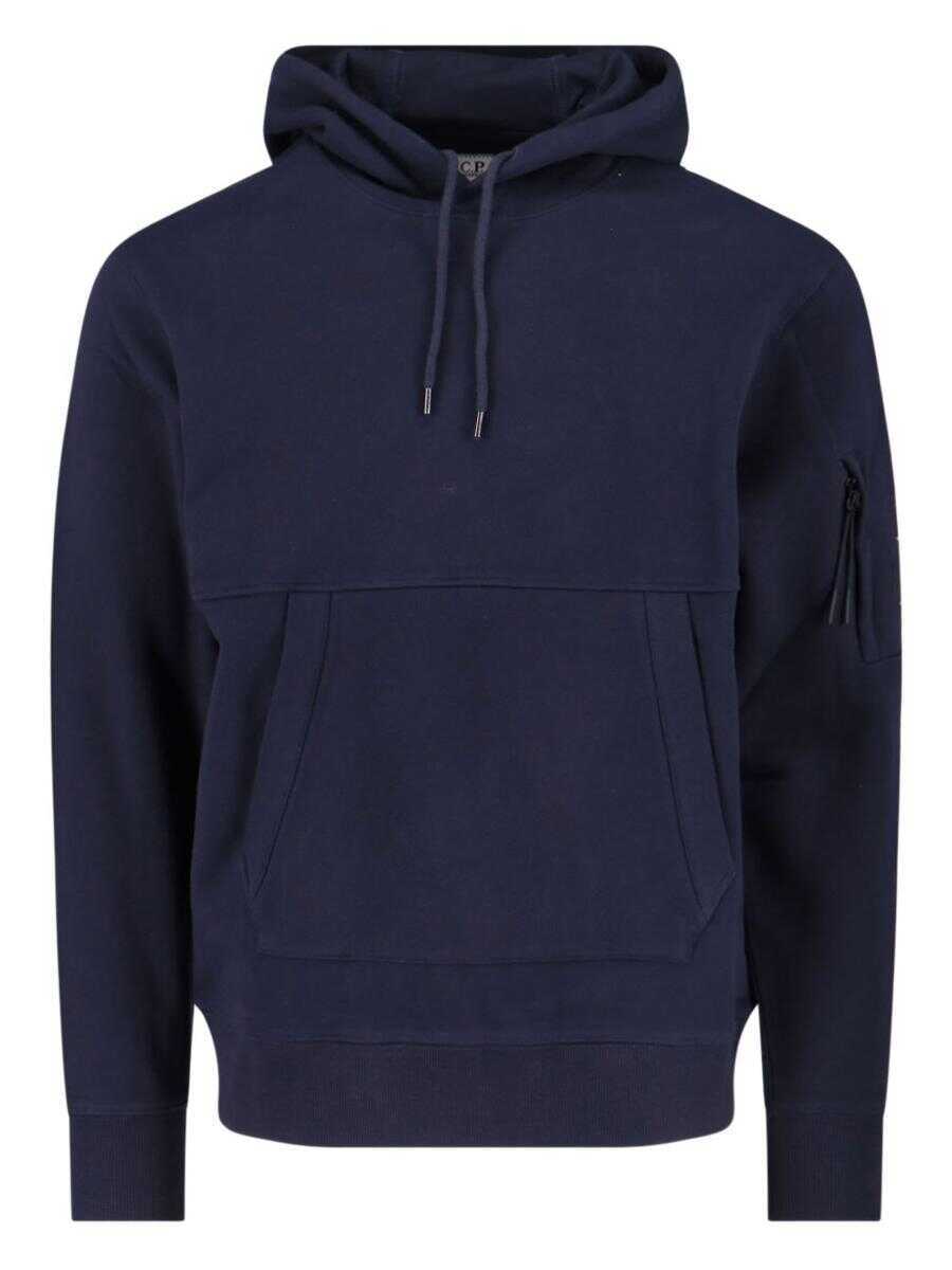Bluze de trening C.P. Company C.P. Company Cotton Hoodie BLUE Barbati (BM 19400541) 1