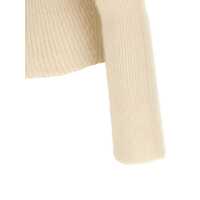 Pulovere Rick Owens Dama - Pulovere Rick Owens Rick Owens Ls Cowl Sweater WHITE Femei (BM 19400586) - B-mall.ro