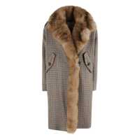 Paltoane Bazar Deluxe Coats Beige Femei