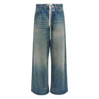 Blugi MM6 Maison Margiela Wide-Leg Denim Cotton Jeans Femei