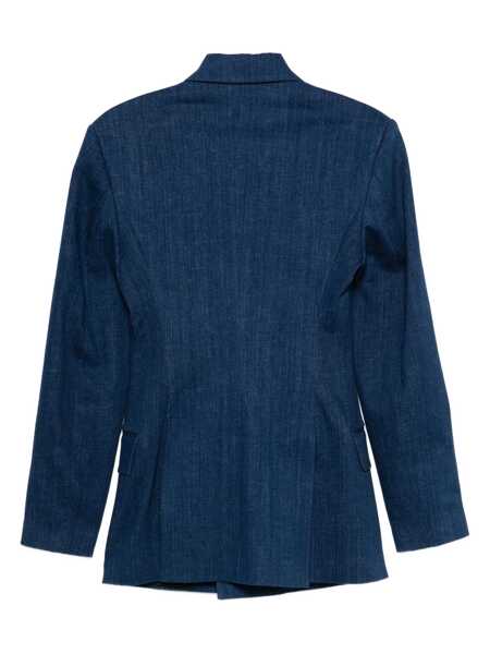 Sacouri DSQUARED2 DSQUARED2 Denim Double-Breasted Blazer Jacket BLUE Femei (BM 19401027) 2