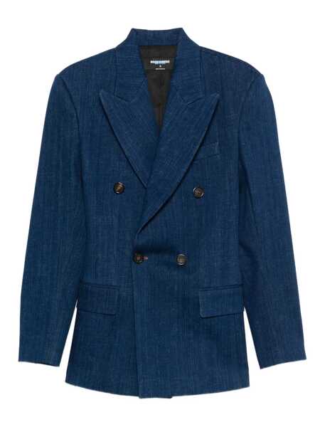 Sacouri DSQUARED2 DSQUARED2 Denim Double-Breasted Blazer Jacket BLUE Femei (BM 19401027) 1