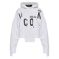 Bluze de trening DSQUARED2 Cotton Cropped Hoodie Femei