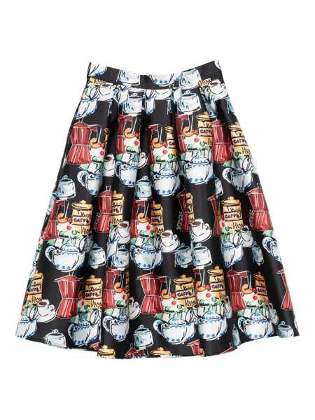 Fuste ALESSANDRO ENRIQUEZ Alessandro Enriquez Printed Midi Skirt MULTICOLOUR Femei (BM 19401174) 2