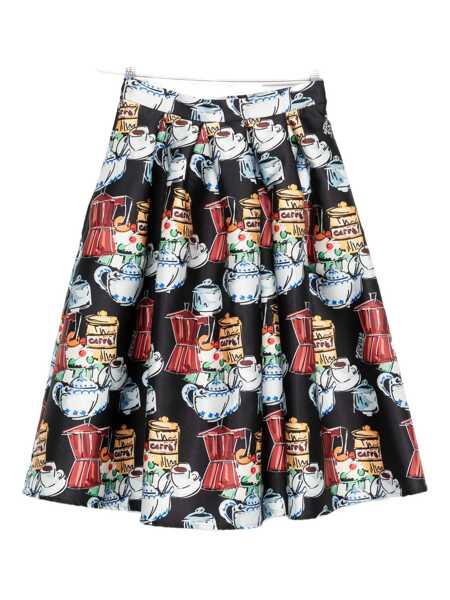 Fuste ALESSANDRO ENRIQUEZ Alessandro Enriquez Printed Midi Skirt MULTICOLOUR Femei (BM 19401174) 1