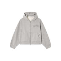 Bluze de trening Ganni Organic Cotton Zipped Hoodie Femei