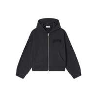 Bluze de trening Ganni Organic Cotton Zipped Hoodie Femei