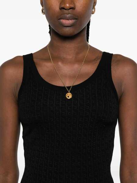 Topuri Elisabetta Franchi Elisabetta Franchi Wool Blend Tank Top Black Femei (BM 19401339) 5