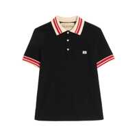 Tricouri Polo Valentino Garavani Vlogo Signature Cotton Polo Shirt Barbati