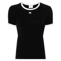 Tricouri Courrèges Cotton T-Shirt Femei