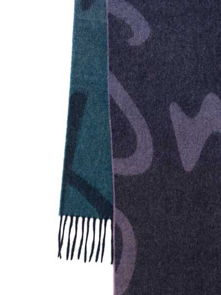 Esarfe Paul Smith Paul Smith Wool And Cashmere Scarf BLUE Femei (BM 19401729) 2