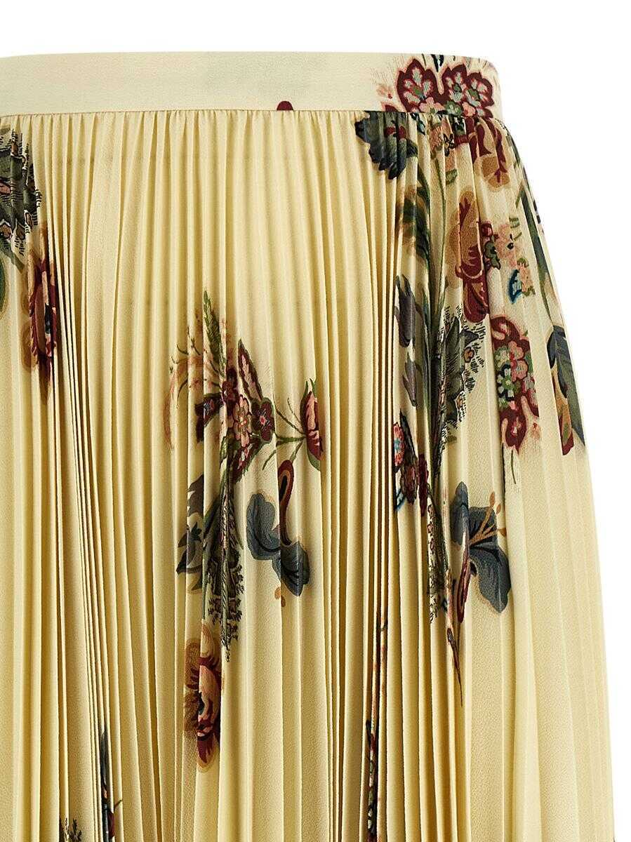 Fuste ETRO Etro Pleated Midi Skirt MULTICOLOR Femei (BM 19401921) 3