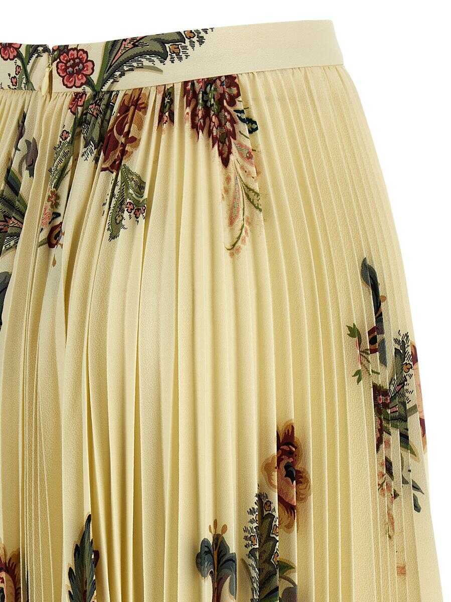 Fuste ETRO Etro Pleated Midi Skirt MULTICOLOR Femei (BM 19401921) 4