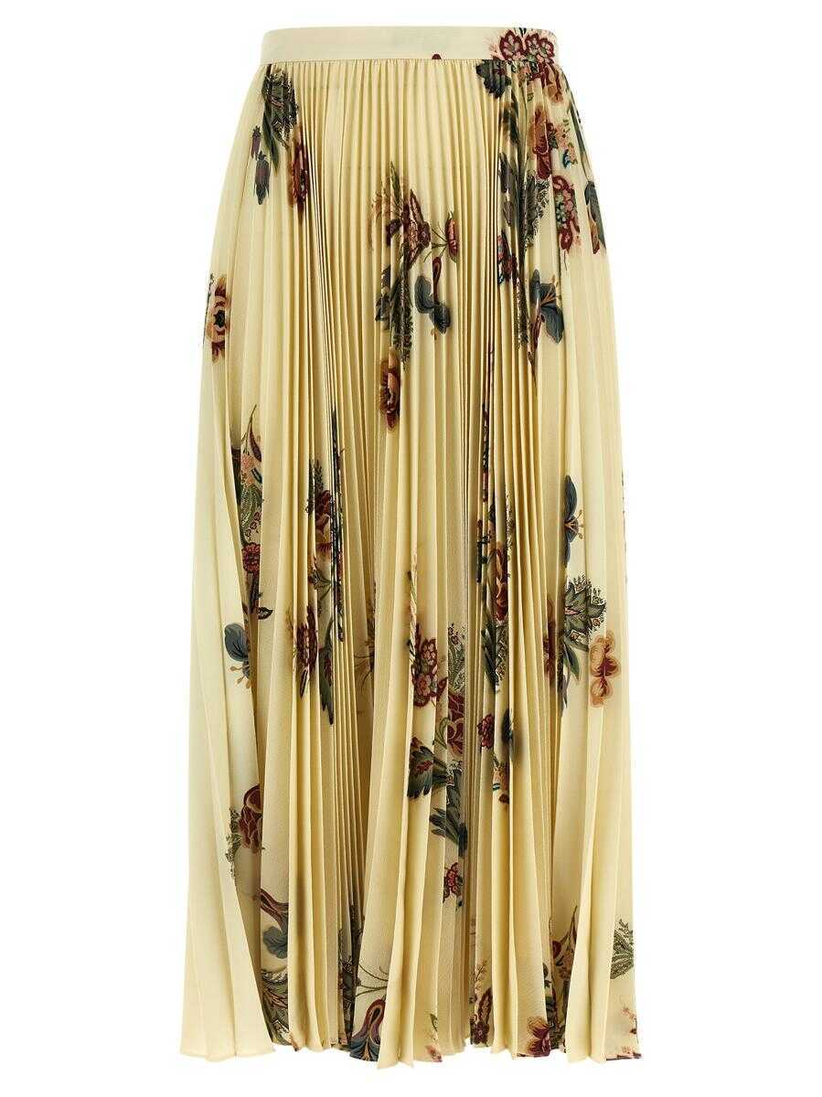 Fuste ETRO Etro Pleated Midi Skirt MULTICOLOR Femei (BM 19401921) 1