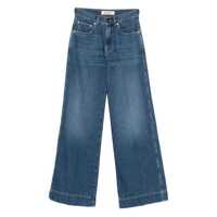 Blugi Semicouture Hayley Wide-Leg Denim Jeans Femei