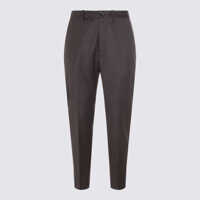 Pantaloni Nine In The Morning Dark Brown Wool Pants Barbati