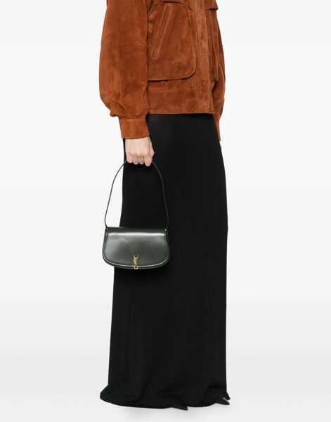 Genti de umar Saint Laurent Voltaire mini Shoulder Bag DARK GREEN BOTTLE Femei (BM 19402481) 2