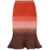 Fuste Mohair and Wool Midi Skirt Femei