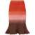 Fendi Mohair and Wool Midi Skirt RUST+BLUSH