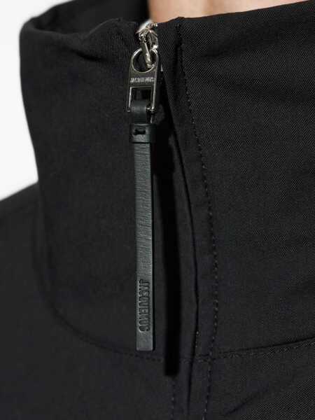 Bomber jacket JACQUEMUS Aro bomber Jacket with raised collar BLACK Barbati (BM 19402547) 5