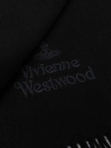 Esarfe Vivienne Westwood Scarf With Logo BLACK Barbati (BM 19402592) 3