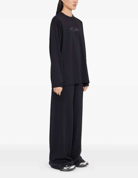 Topuri MM6 Maison Margiela Salomon Motomesh LS crewneck from the Salomon x MM6 WASHED BLACK Femei (BM 19402646) 3