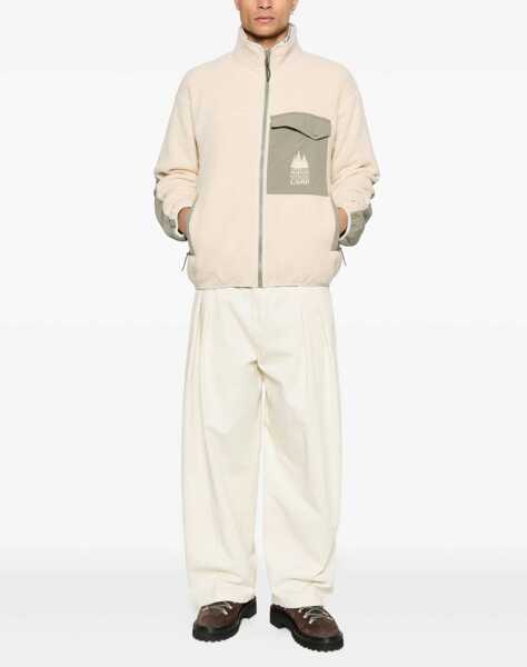 Jachete MAISON KITSUN Casual Fleece Jacket ECRU Barbati (BM 19402673) 2