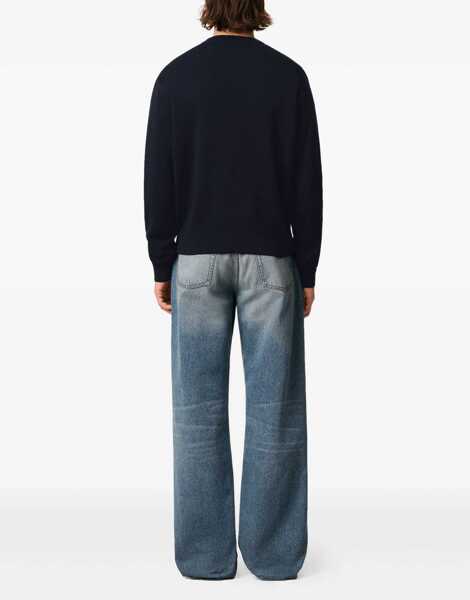 Cardigane AMI Paris Ami De Coeur Cardigan MARINE/ROUGE Barbati (BM 19402766) 3