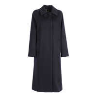 Paltoane SEALUP NYX SINGLE-BREASTED WOOL COAT, GREEN STORM SYSTEM BY LORO PIANA, BRANDED HORN BUTTONS