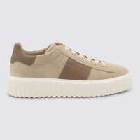 Sneakers Hogan Beige Leather Sneakers Barbati