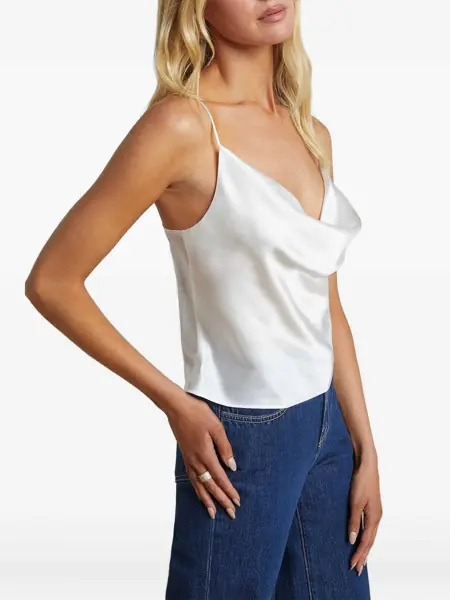 Topuri LAGENCE LAgence Calista Top WHITE Femei (BM 19404705) 4