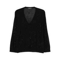 Pulovere Fabiana Filippi Wool V-Necked Sweater Femei