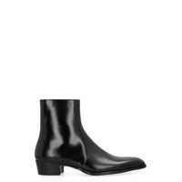 Bocanci Saint Laurent Smooth Leather Roman Boots Barbati