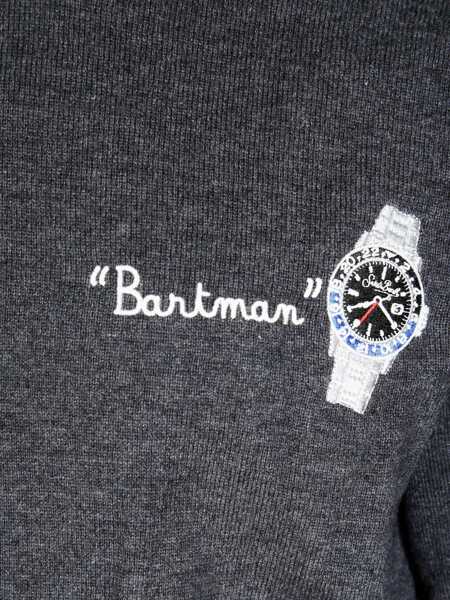 Pulovere Mc2 Saint Barth MC2 Saint Barth  Sweaters GREY Barbati (BM 19404807) 3