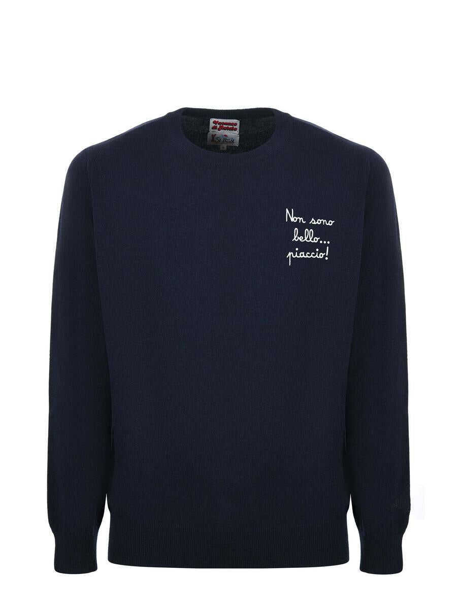 Pulovere Mc2 Saint Barth MC2 Saint Barth  Sweaters BLUE Barbati (BM 19404909) 1