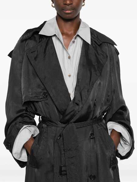 Geci FEDERICO CINA Federico Cina Oversize Trench Clothing GREY Femei (BM 19404912) 5