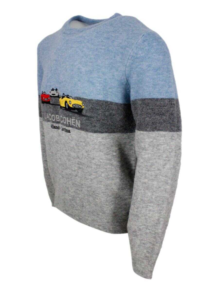 Pulovere Jacob Cohen Jacob Cohen Sweaters CELESTE - GRIGIO Barbati (BM 19404963) 2