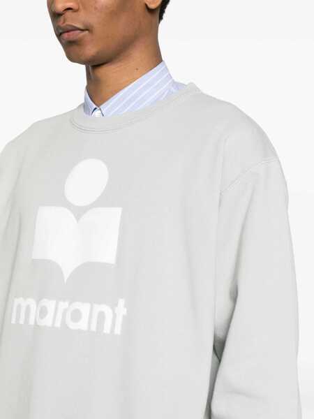 Pulovere Isabel Marant Isabel Marant Mikoy Crewneck Sweatshirt With Logo Black Barbati (BM 19404969) 5