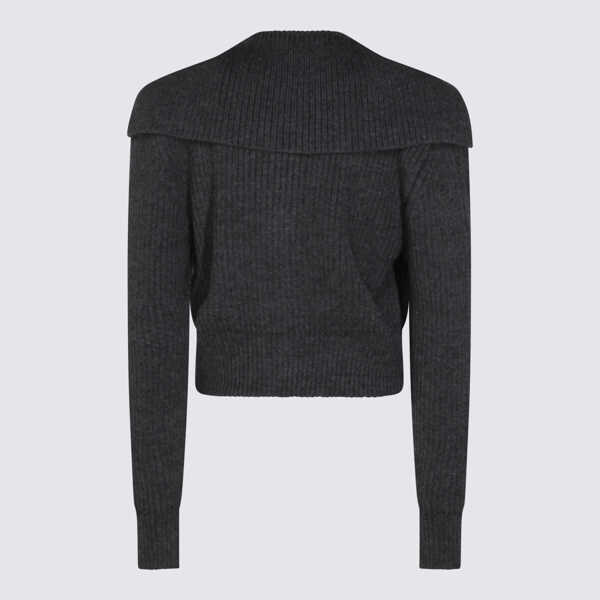 Pulovere Givenchy Givenchy Dark Grey Wool Knitwear SLATE BLEND Femei (BM 19405008) 2