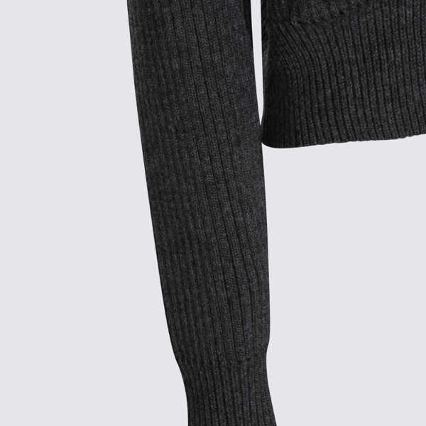 Pulovere Givenchy Givenchy Dark Grey Wool Knitwear SLATE BLEND Femei (BM 19405008) 4